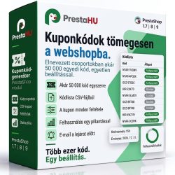 Kuponkód-generátor PrestaShophoz: tömeges kuponkódok | PrestaHU