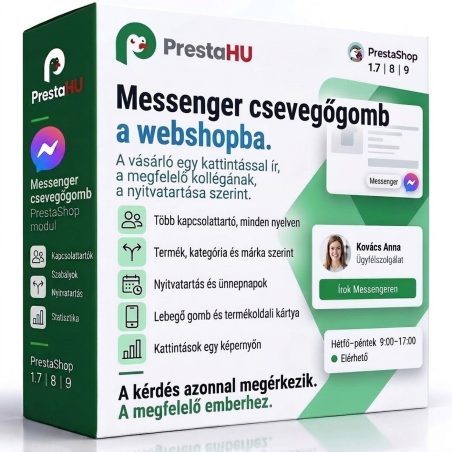 Messenger csevegőgomb PrestaShophoz | PrestaHU
