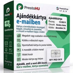 Ajándékkártya modul PrestaShophoz | PrestaHU