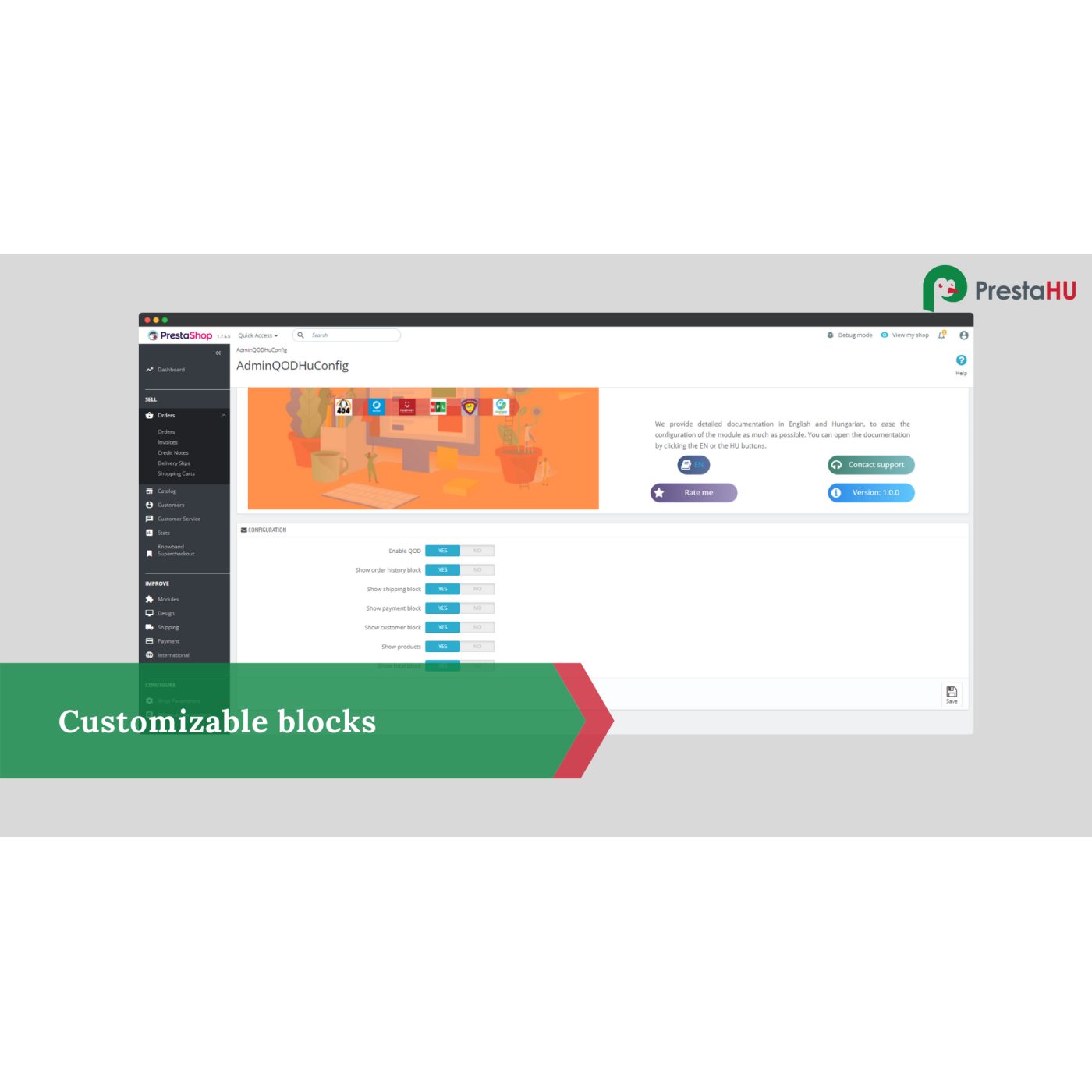 Rendelés-előnézet PrestaShop modul – rendelés a listából | PrestaHU