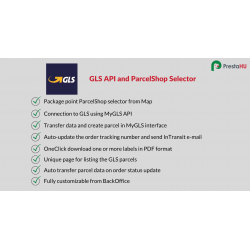 GLS - API : Automated order submission and package point selector