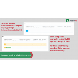 GLS - API : Automated order submission and package point selector