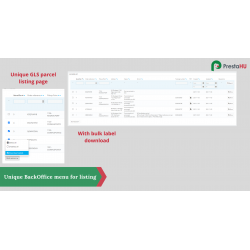 GLS - API : Automated order submission and package point selector